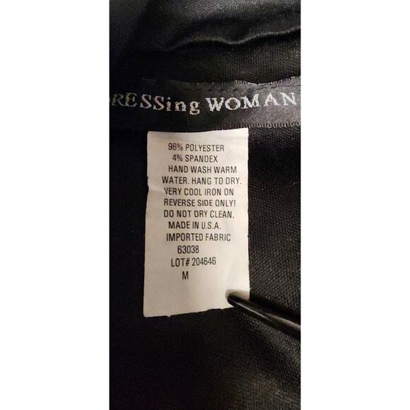 aDRESSing WOMAN Leopard Cheetah Animal Print Full Zip Shimmer Jacket Size M - Picture 9 of 11